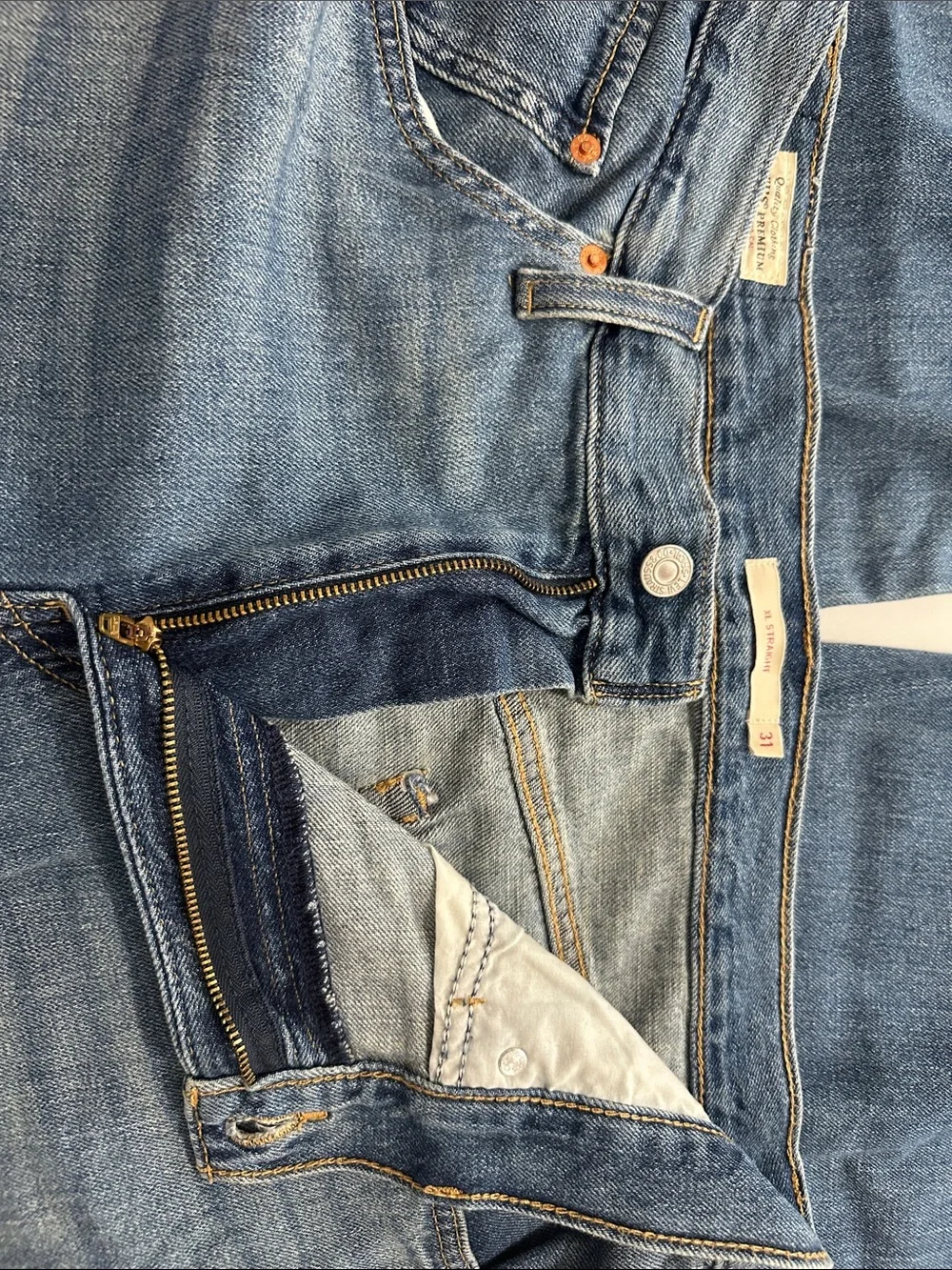 Levi's Premium Men's Blue Straight-Leg Jeans W31 L33